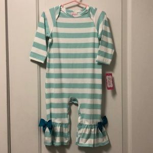 RicRac Ruffles stripes one piece